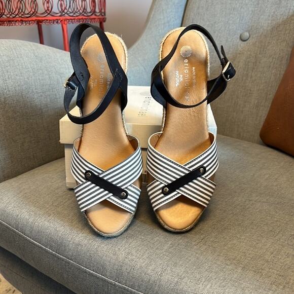 Eric Michael - Womens Tabitha Wedge espadrille Sandals  size EU 40 - Picture 2 of 4